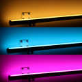 RGB COB LED Wandleuchte "ROUND" mit Wandhalterungen dimmbar diffus | 840 LEDs - 690 Lumen - 15.8 Watt je Meter | 180° 24V DC |