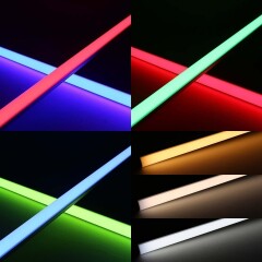 COB LED-Leiste RGB+CCT ROUND dimmbar diffus – 1258...