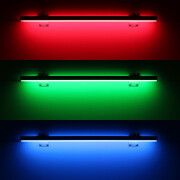 RGB+CCT COB LED Wandleuchte ROUND mit Wandhalterungen dimmbar diffus – 1258 Lumen – 18.6 W je Meter – 180° 24V DC CRI 95+