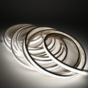 COB LED NEON FLEX STRIPE diffus – 5 Meter 60Watt 5520 Lumen 24V DC CRI 90+ – weiß 5100 K – IP65 wasserdicht