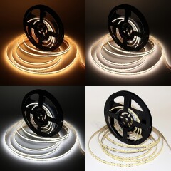 CCT COB-LED-Streifen – 640 LEDs 16 W je Meter...