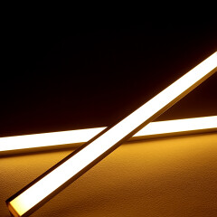 CCT COB 90° LED-Eckleiste Corner – diffus – 640 COB-LED-Chips 16 W je Meter – CCT – CRI 90+ 24V DC 180°