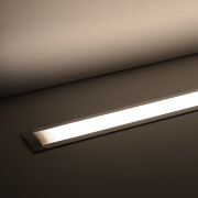 CCT COB LED Einbau-Leiste flach Inside – diffus – 640 COB-LED-Chips 16 W je Meter – CCT dualweiß – CRI 90+ 24V DC 180°