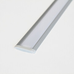 COB CCT LED-Leiste Einbau Wet-Line IP54 wasserdicht – diffus – 640 LED-Chips 16 W je Meter – dualweiß 2700 K-6500 K – CRI 90+ 24V DC 180°