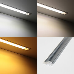 COB CCT LED-Leiste Einbau Wet-Line IP54 wasserdicht...