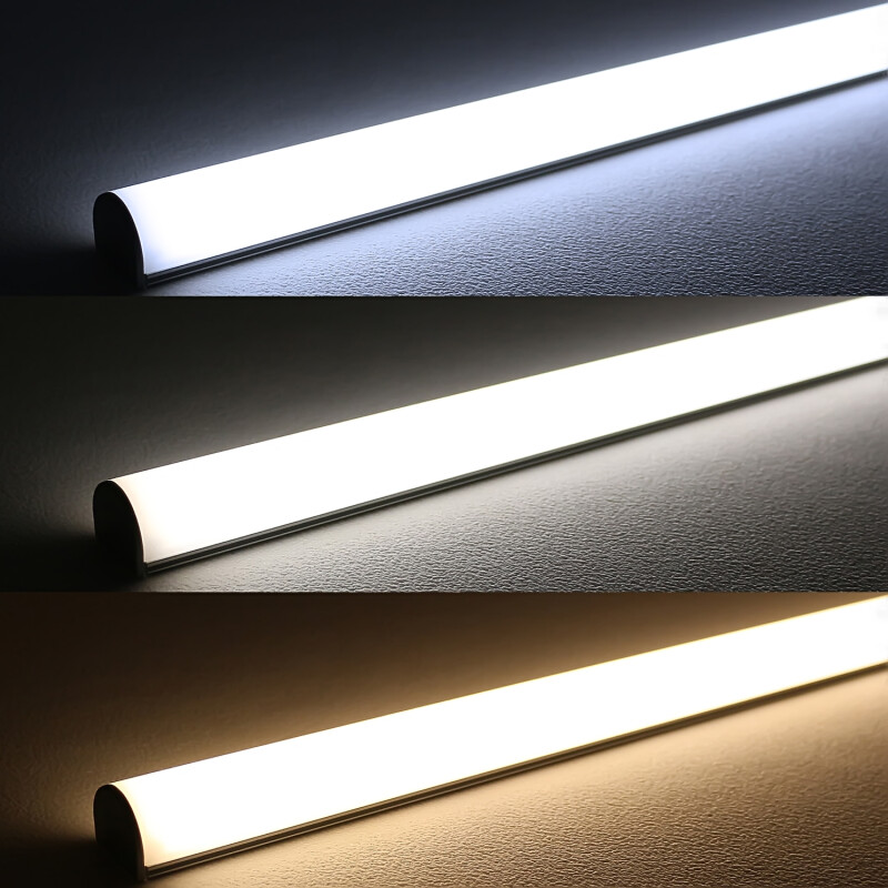 COB CCT LED-Lichtleiste Moon-Line II diffus – 640 LEDs 16 W je Meter – einstellbare Farbtemperatur 2700 K-6500 K – CRI 90+ 24V DC 180°
