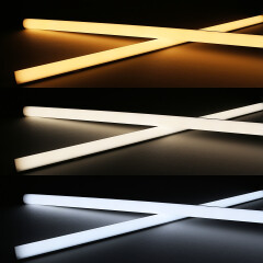 COB CCT LED-Lichtleiste Moon-Line II diffus – 640 LEDs 16 W je Meter – einstellbare Farbtemperatur 2700 K-6500 K – CRI 90+ 24V DC 180°