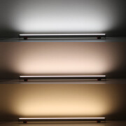 COB CCT LED Eckleiste strong Edge diffus wasserdicht (IP54) – 640 LEDs 16 W je Meter – einstellbare Farbtemperatur 2700 K-6500 K – CRI 90+ 24V DC