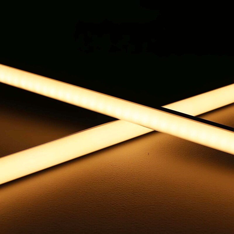 dimmbare LED-Lichtleiste 230V ROUND wasserdicht (IP65) diffus – warmweiß 2700 K – 120 × 2835 LEDs 16 W 1680 lm /m 120° CRI82