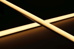 dimmbare LED-Pendelleuchte 230V ROUND wasserdicht (IP65) diffus – warmweiß 2700 K – 120 × 2835 LEDs 16 W 1680 lm /m 120° CRI82