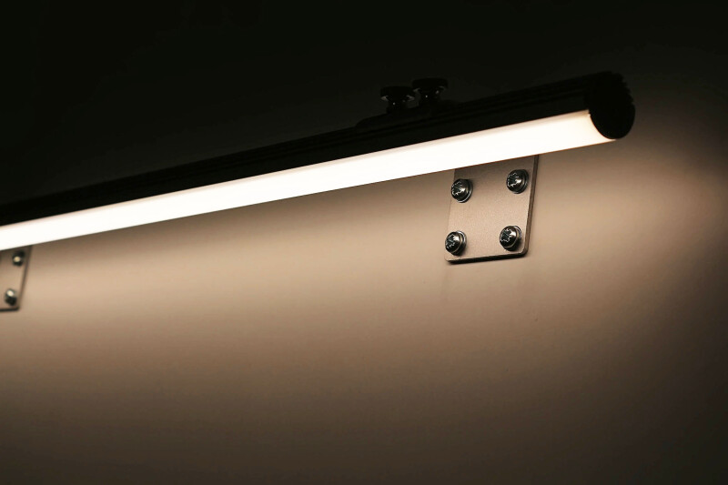 dimmbare LED Wandleuchte 230V ROUND wasserdicht (IP65) diffus – neutralweiß 4100 K – 120 × 2835 LEDs 16 W 1840 lm /m 120° CRI83