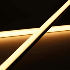 24V DC LED-Leiste ROUND diffus dimmbar – mit High-Performance LED-Streifen 240 × 2835 LEDs 19 W/m 2878 lm/m – warmweiß 2700 K