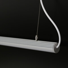 24V DC LED-Pendelleuchte ROUND diffus dimmbar – mit High-Performance LED-Streifen 240 × 2835 LEDs 21 W/m 3090 lm/m – neutralweiß 4000 K