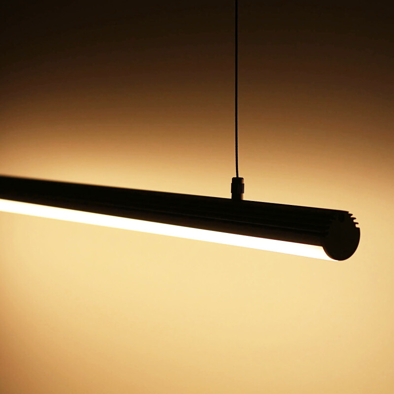 24V DC LED-Pendelleuchte ROUND diffus dimmbar – mit High-Performance LED-Streifen 240 × 2835 LEDs 19 W/m 2878 lm/m – warmweiß 2700 K