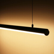 24V DC LED-Pendelleuchte ROUND diffus dimmbar – mit High-Performance LED-Streifen 240 × 2835 LEDs 19 W/m 2878 lm/m – warmweiß 2700 K