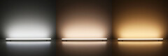 High CRI CCT LED-Leiste ROUND dimmbar diffus – 240 LEDs 2 × 17Watt je Meter – einstellbare Farbtemperatur 2700 K-6500 K – CRI 95+ 24V DC 120°