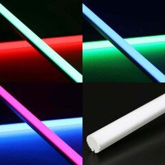 RGB LED-Leiste ROUND dimmbar diffus – 96 ×...