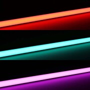 RGB LED Wandleuchte ROUND mit Wandhalterungen dimmbar diffus – 96 × 5050 RGB LEDs – 680 Lumen – 19 W je Meter – 120° 24V DC