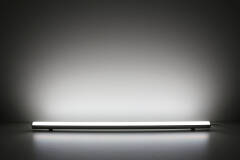 dimmbare LED-Lichtleiste 230V "ROUND" wasserdicht (IP65) diffus | tageslichtweiß 6300K 120° CRI85 | Fertigung nach Maß in Länge 22cm | 24x 2835 LEDs | 368 Lumen | 3 Watt |