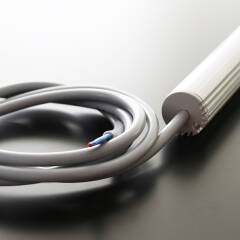 dimmbare LED-Lichtleiste 230V "ROUND" wasserdicht (IP65) diffus | neutralweiß 4100K 120° CRI83 | Fertigung nach Maß in Länge 22cm | 24x 2835 LEDs | 368 Lumen | 3 Watt |