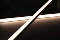 dimmbare LED-Lichtleiste 230V "ROUND" wasserdicht (IP65) diffus | neutralweiß 4100K 120° CRI83 | Fertigung nach Maß in Länge 22cm | 24x 2835 LEDs | 368 Lumen | 3 Watt |