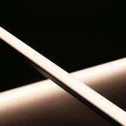dimmbare LED-Lichtleiste 230V "ROUND" wasserdicht (IP65) diffus | neutralweiß 4100K 120° CRI83 | Fertigung nach Maß in Länge 22cm | 24x 2835 LEDs | 368 Lumen | 3 Watt |