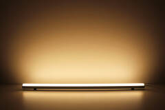 dimmbare LED-Lichtleiste 230V "ROUND" wasserdicht (IP65) diffus | warmweiß 2700K 120° CRI82 | Fertigung nach Maß in Länge 22cm | 24x 2835 LEDs | 336 Lumen | 3 Watt |