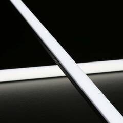 230V COB LED-Leiste "ROUND" wasserdicht (IP65) dimmbar diffus CRI90 | tageslichtweiß 6500K | Fertigung nach Maß in Länge 22cm | 96x COB LEDs | 242 Lumen | 2 Watt |