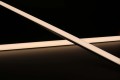 COB LED Leiste "ROUND" dimmbar diffus | neutralweiß 4500K | CRI 90+ 24VDC 180° | Fertigung nach Maß in Länge 26cm | 120x COB LEDs | 324 Lumen | 3,4 Watt | nur Eingangskabel  (Ausgang geschlossen)
