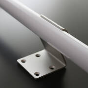 230V COB LED Wandleuchte "ROUND" wasserdicht (IP65) dimmbar diffus CRI90 | warmweiß 2700K | Fertigung nach Maß in Länge 22cm | 96x COB LEDs | 217 Lumen | 2 Watt |