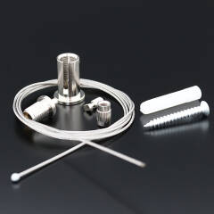 230V COB LED Pendelleuchte "ROUND" wasserdicht (IP65) dimmbar diffus CRI90 | neutralweiß 4000K | Fertigung nach Maß in Länge 22cm | 96x COB LEDs | 231 Lumen | 2 Watt |