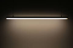 230V COB LED Pendelleuchte "ROUND" wasserdicht (IP65) dimmbar diffus CRI90 | neutralweiß 4000K | Fertigung nach Maß in Länge 22cm | 96x COB LEDs | 231 Lumen | 2 Watt |