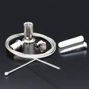 230V COB LED Pendelleuchte "ROUND" wasserdicht (IP65) dimmbar diffus CRI90 | neutralweiß 4000K | Fertigung nach Maß in Länge 22cm | 96x COB LEDs | 231 Lumen | 2 Watt |