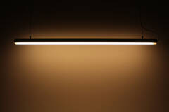 230V COB LED Pendelleuchte "ROUND" wasserdicht (IP65) dimmbar diffus CRI90 | warmweiß 2700K | Fertigung nach Maß in Länge 22cm | 96x COB LEDs | 217 Lumen | 2 Watt |