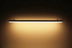 dimmbare LED-Pendelleuchte 230V "ROUND" wasserdicht (IP65) diffus | warmweiß 2700K 120° CRI82 | Fertigung nach Maß in Länge 22cm | 24x 2835 LEDs | 336 Lumen | 3 Watt |