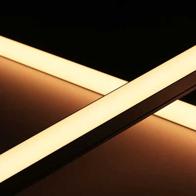 High-End LED-Leiste "Surface max" diffus | 320x 2835 LEDs | 31 Watt - 4769 Lumen je Meter | warmweiß 2700K | 24VDC 120° |