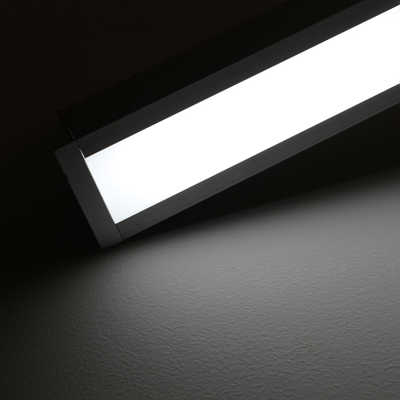 High-End LED-Einbauleuchte "Recessed max" diffus | 320x 2835 LEDs | 31 Watt - 5440 Lumen je Meter | tageslichtweiß 6100K | 24VDC 120° |