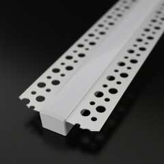 Trockenbau Einputz LED-Leiste Plaster 230V für Gipskartonplatten – 120 × 2835 LEDs – 16 W – 1840 lm/m – diffus – neutralweiß 4100 K 120° IP65