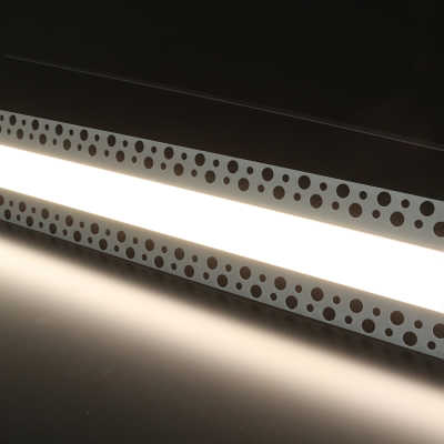 Trockenbau Einputz LED-Leiste "Plaster" 230V für Gipskartonplatten | 120x 2835 LEDs - 16 Watt - 1840 Lumen je Meter | diffus | neutralweiß 4100K 120° IP65 |