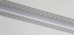 Trockenbau Einputz LED-Leiste "Plaster" 230V | diffus | warmweiß 2700K 120° IP65 | Maßanfertigung in Länge 22cm | 24x 2835 LEDs | 336 Lumen | 3 Watt |