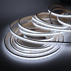 230V Twin-COB LED-Streifen – IP65 wasserdicht dimmbar – CRI96 180° tageslichtweiß 6500 K – 960x LEDs 22,7 W 2065 lm /m