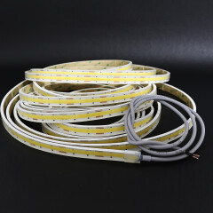 230V Twin-COB LED-Streifen – IP65 wasserdicht dimmbar – CRI96 180° tageslichtweiß 6500 K – 960x LEDs 22,7 W 2065 lm /m