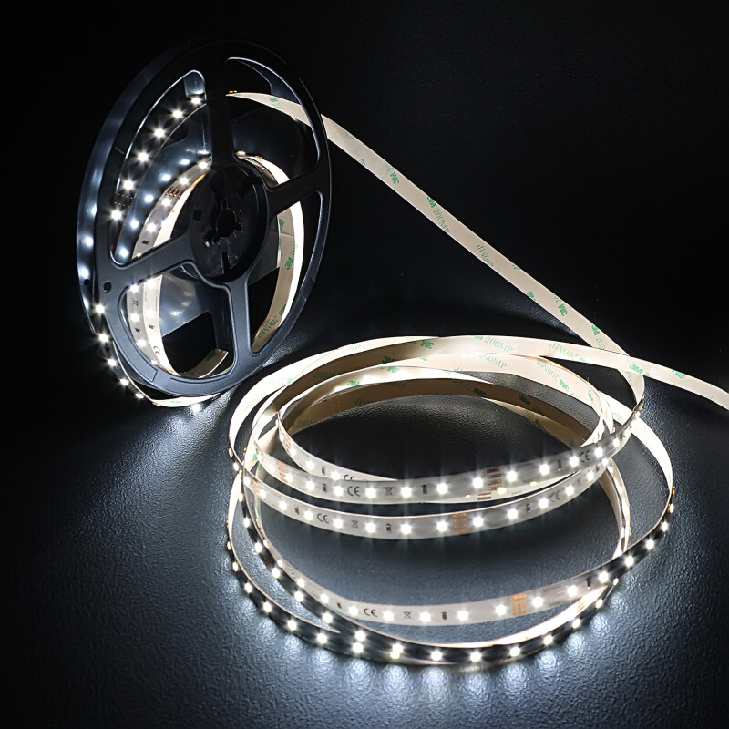 LED-Tape 70 × 2835 LEDs – 10 W – 1113 lm/m – tageslichtweiß 6300 K – CRI 90+ 24V DC 120°