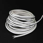 Meter Flachkabel mit offenen Kabelenden – angelötet an den Ausgang