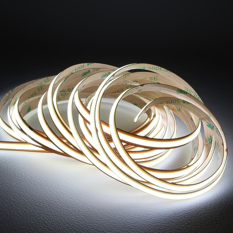 free Cut COB LED-Streifen – tageslichtweiß 6500 K – CRI93 24V DC 180° – 528x LED Chips 13 W – 1277 lm/m