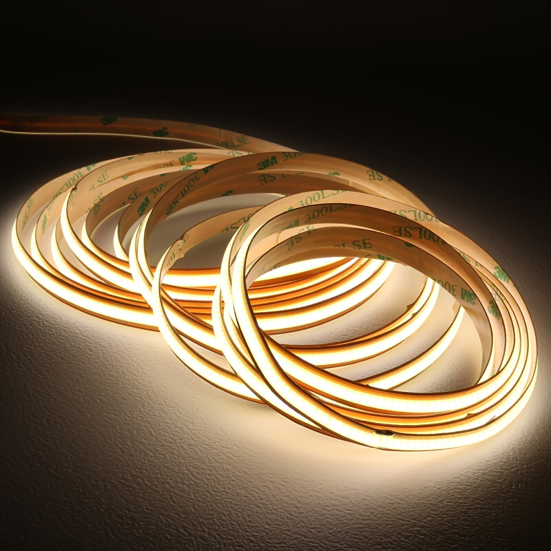 free Cut COB LED-Streifen – neutralweiß 4000 K – CRI92 24V DC 180° – 528x LED Chips 12,7 W – 1232 lm/m