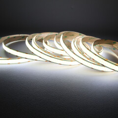 Double-Line COB LED Strip – tageslichtweiß 6300 K – CRI91 24V DC 180° – 600x LED Chips 24,5 W – 2253 lm/m