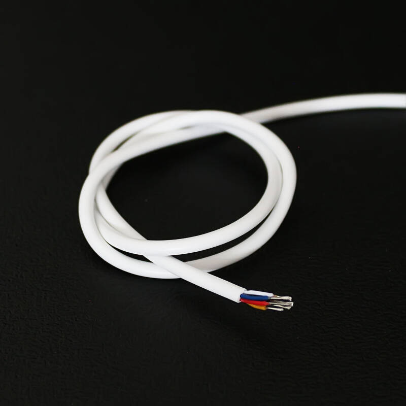 50cm Rundkabel mit offenen Kabelenden – angelötet an den Eingang