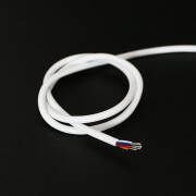 50cm Rundkabel mit offenen Kabelenden – angelötet an den Eingang