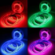 RGB&CCT COB-LED-Streifen dimmbar | 180° 24V DC CRI 95+ | Fertigung nach Maß in Länge 83,3cm | 700x COB LEDs | 1048 Lumen gesamt | 15,5 Watt gesamt |